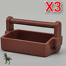X3 Playmobil boîte à outils-atelier-maçon-camion-voiture-service-travaux