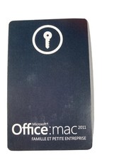 Licence Microsoft Office Famille et Petite Entreprise  MAC 2011