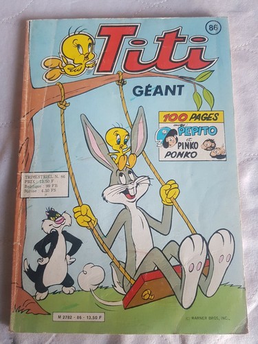 Bande dessinée ancienne titi - dessinée,
