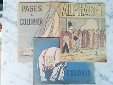 Album À Colorier Vintage Années 30 40 Ancien Livre enfant imp rené touret