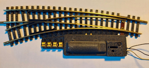 Rail aiguillage courbe - , à