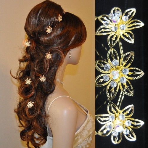 épingles cheveux doré - cheveux,