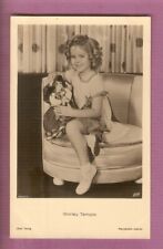 Shirley TEMPLE  carte postale vintage  ACTRICE  Ed. Ross Verlag /avec poupée