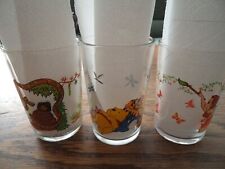 LOT DE 3 VERRES A MOUTARDE DISNEY