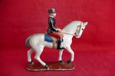 Quiralu Cavalier Général  à cheval avec képi calot rouge - Monobloc 78 mm