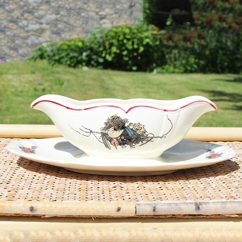 Ancienne saucière faïence - ancienne, en
