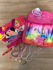 Lot SACS MONTRE PENDENTIFS  Princesses disney enfant ARIEL AURORE BLANCHE neuf