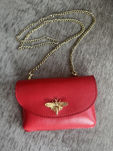 Vera pelle made italy red - in,