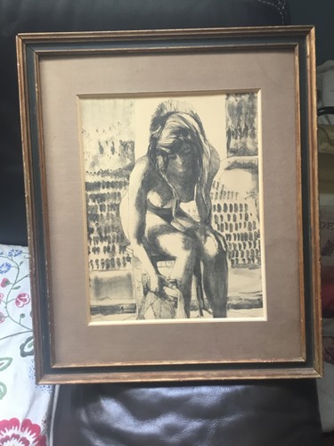 Belle lithographie mourlot - belle,