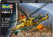 REVELL 04951 Hélicoptère Mil Mi-24D Hind 1/100