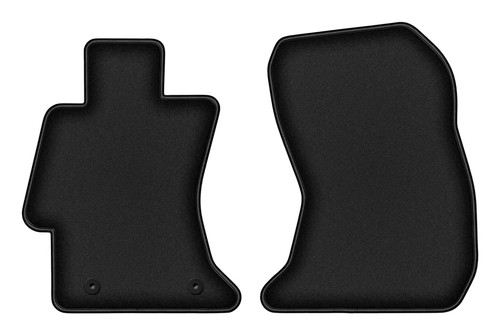 Tapis avant velours noirs