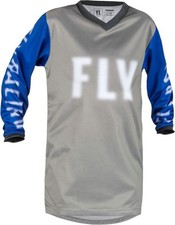Maillot enfant FLY RACING F-16 - gris/bleu