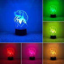 Veilleuse chien lampe - chien, 3d,