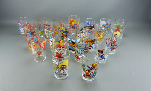 Lot verres à moutarde - de,