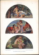 1900 Lithographie Art nouveau