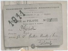 Louis Blériot, première