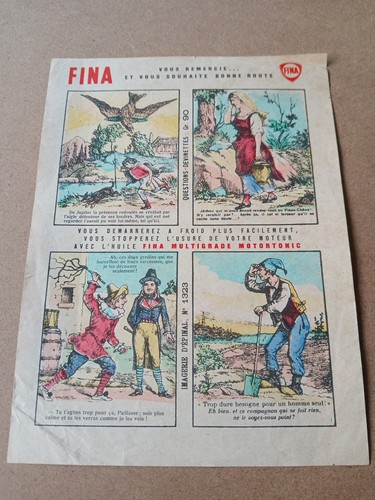 Publicité fina devinettes - fina,