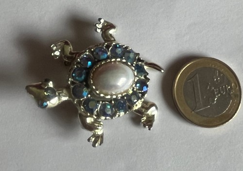 Broche tortue metal alliage - metal, alliage/