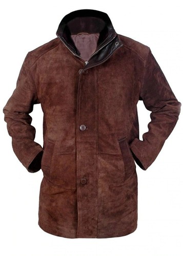Manteau suède véritable - manteau,