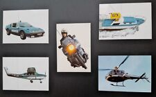 Lot x5 Autocollant Gendarmerie Alpine Stickers Vintage Format: 7 cm x 10 cm TTB