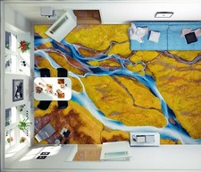 3D pierre jaune 146 sol