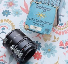 Soligor Auto Extension Tube Set Nikon 16-130 pour Nikon. Bagues allonge