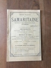 CATALOGUE LA SAMARITAINE 1903