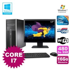 Lot PC Tour HP 8100 MT Core