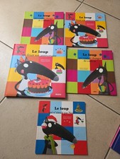 LOT DE 5 LIVRES - LE LOUP -