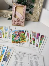 Jeu de Cartes Vintage - "32 Chansons à Boire" - Musique et Humour - Rare