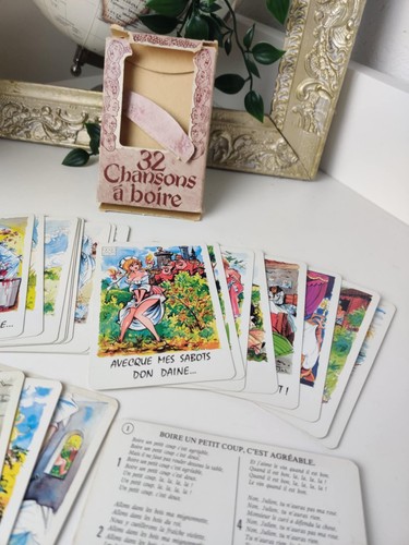 Jeu cartes vintage - cartes,