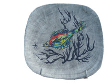 Assiette faïence décor