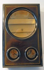 Visionneuse Stéréo à 3 lentilles -état parfait -placage d'acajou - filets dorés