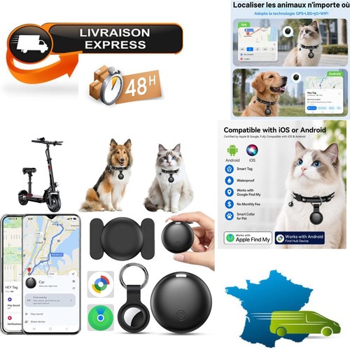 Traceur gps chat chien - traceur, sans