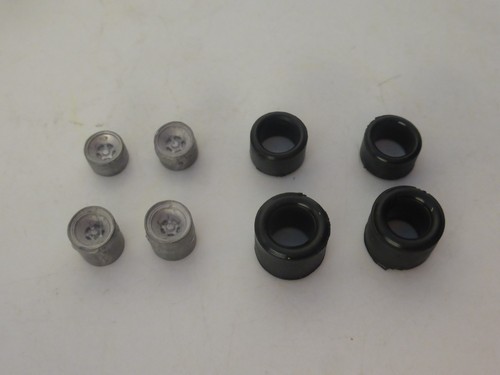 White metal wheels and - metal, (and