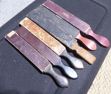 Lot n°2 de 6 cuirs d'affutage