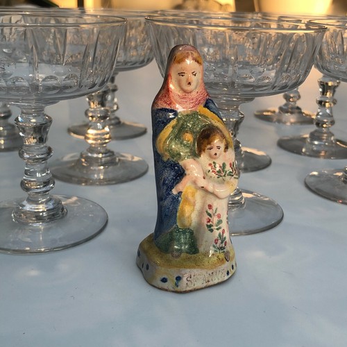 Ancienne statuette religieuse - statuette,