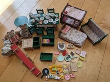 Poupée bébé Sylvanian Families lot de petits objets objet de collection B814