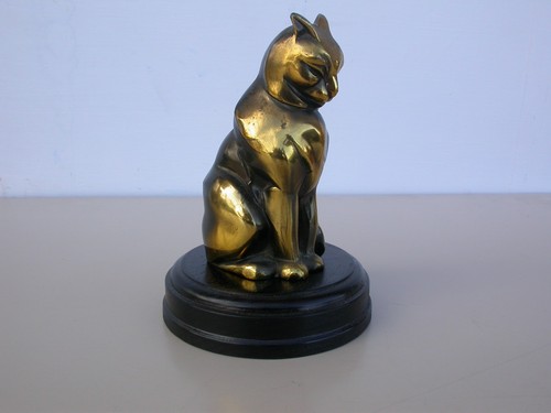 Chat art deco signé franjou - chat,