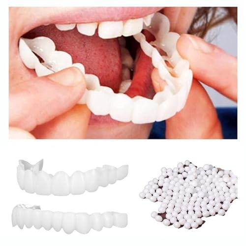 Paire faux dentier fausses - dentier,,