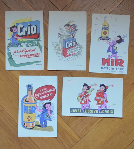 Buvards produits ménagers - produits,
