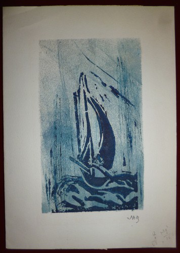 Jab gravure originale signée - gravure,