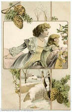 JOLIE FEMME. BEAUTIFUL LADY. PETITE FILLE. LITTLE GIRL. POUPéE.DOLL.NEIGE. SNOW.