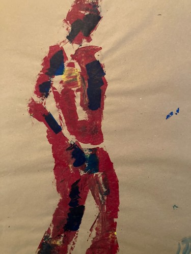 Painting art peinture papier - painting,