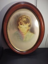 Ancien cadre photo en bois