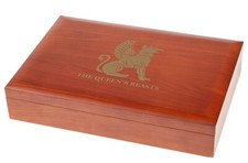 Boîte À Monnaie Caisse Pour Les Bêtes De La Reine 11 X 10 Oz Pièces En Argent