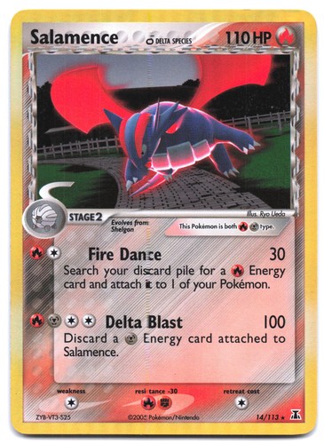 Carte pokémon salamence - carte,