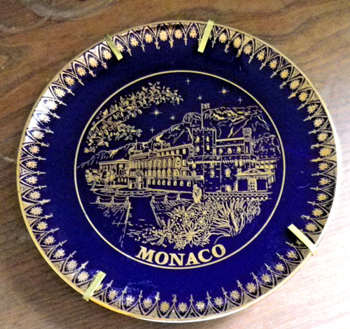 Assiette monaco porcelaine - assiette,