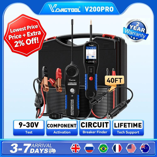 Testeur circuits 12v 24v - 12v,