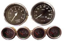 Smiths Réplique Compteur km/H + RPM Électronique Électrique 85 MM + 4 PC El 52